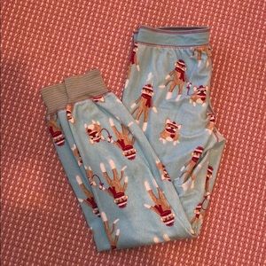 PJ Salvage Velour Pants in Blue